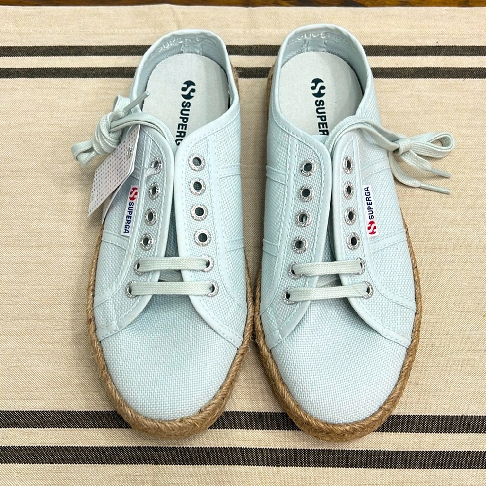 Brand NEW Superga Fantasia Espadrille Slide Sneakers Size 8